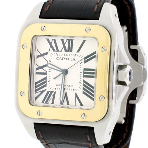 cartier santos 100 w20072x7|cartier santos 100 xl diamond.